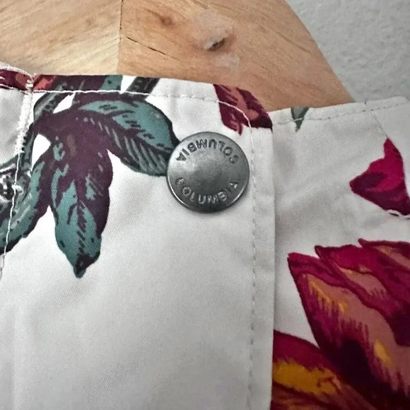 COLUMBIA | Splash a Little Ii Waterproof Rain Jacket Chalk Botanica | Medium - Picture 6 of 9